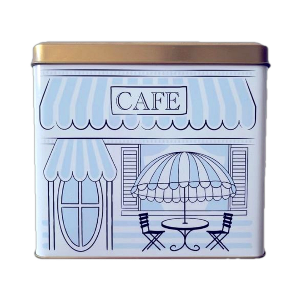 Bullseye Spring Time ‘Cafe’ Storage Tin Container
